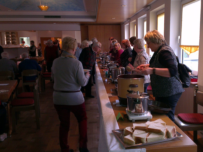 "Sinnvoll Schlemmen" bei der kfd im November 2013