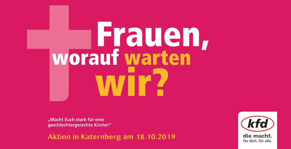 Aktion der kfd St. Joseph für die Gleichberechtigung in der Kirche
